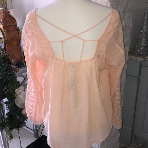 Lucky crossbody peasant top sz small NWT - Picture 4 of 7